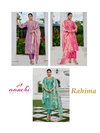 Rahima By Aanchi Jacquard Printed Kurti With Bottom Dupatta Suppliers In India
